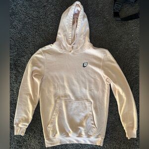 Pink/peach twitch logo hoodie womens medium